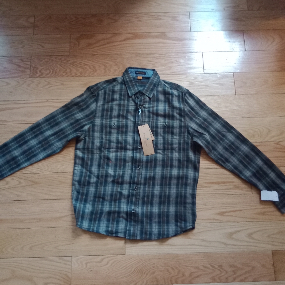 Tailor Vintage NWT Hudson Plaid Shirt